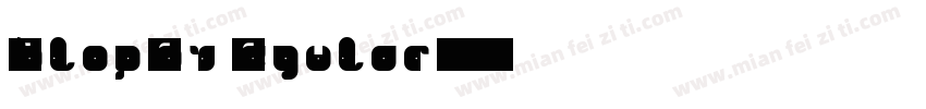 ShlopW01 Regular字体转换